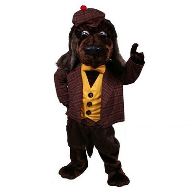 Rover Dog w/Clothing Mascot Costume