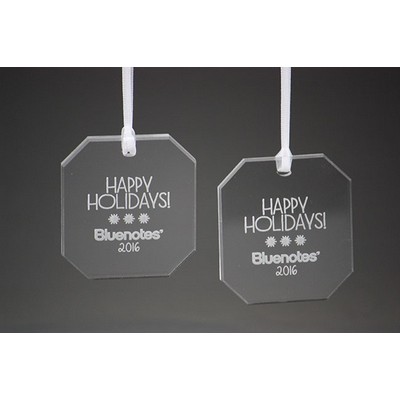 2.75" - Customizable Clear Acrylic Ornaments