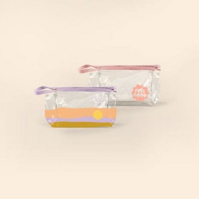 Clear Vinyl Jetsetter Small Pouch