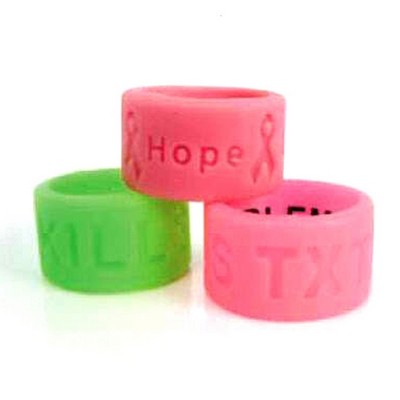 Silk Screened Silicone Ring