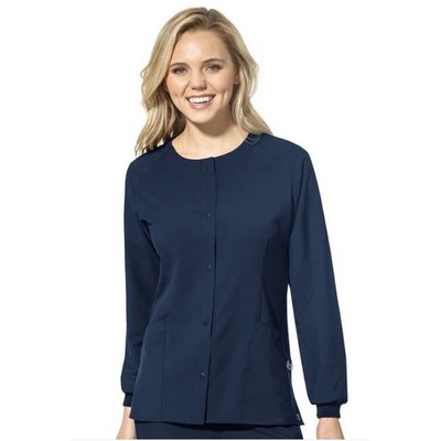 Wink - W123 - Women's Two-Pocket Crew Neck Jacket