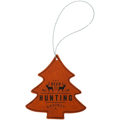 Rawhide Leatherette Tree Ornament