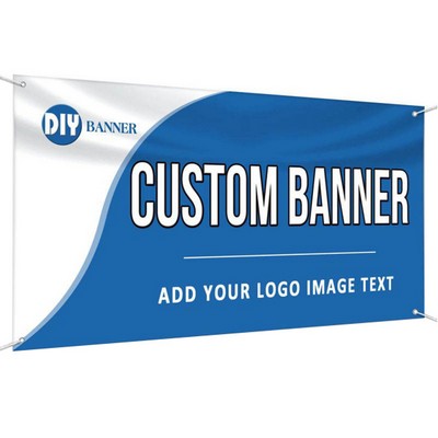 5'x8' Dye Sublimated Poly blank fabric banner