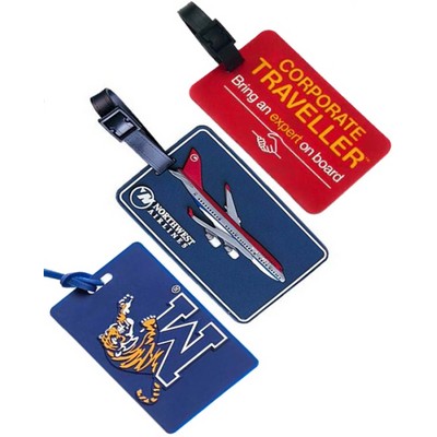 PVC Luggage Tag (3.5"L x 2.5"W)