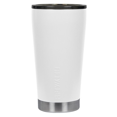 16oz Winter White Tumbler with Smoke Cap