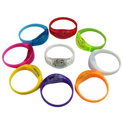 Flashing LED Silicone Wristbands