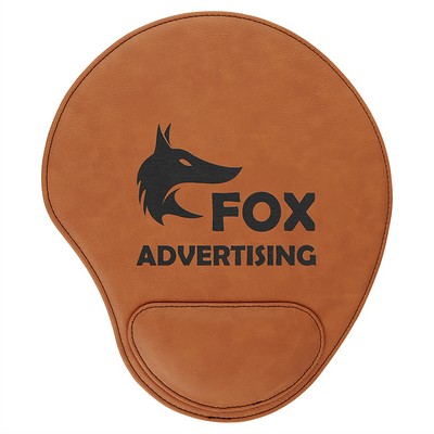 Laserable Leatherette Mouse Pad – Rawhide