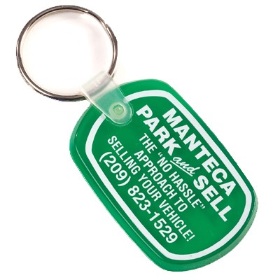 Standard Shape Soft Touch Key Fob