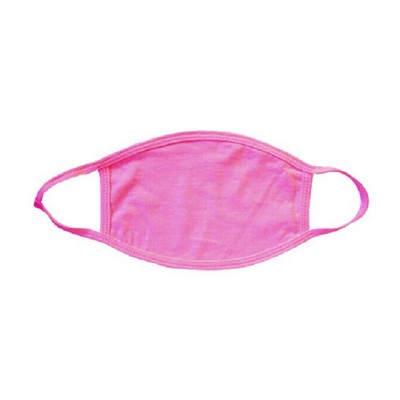 Pink Blank Breast Cancer Awareness Cotton Face Mask