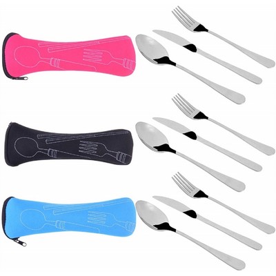 Cutlery Set with Neoprene Case