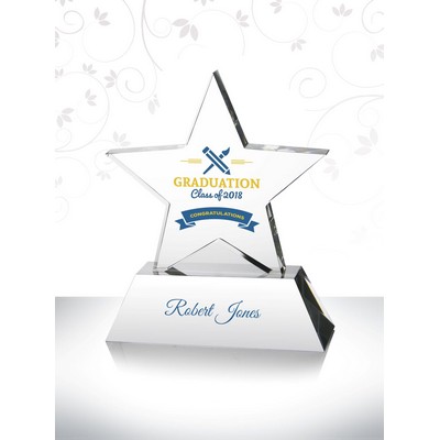 Standing Star with Base Trophy