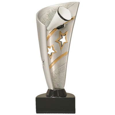 8" Banner Resins Cheer Trophy