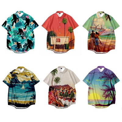 Short Sleeve Men Hawaiian Shirts