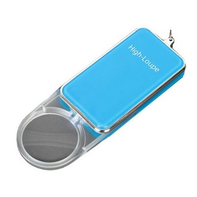 Swivel Magnifier LED Keychain