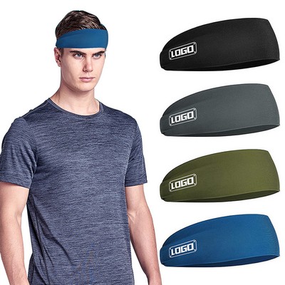 Workout Accessories Sweat Wicking Head Band Sweatbands