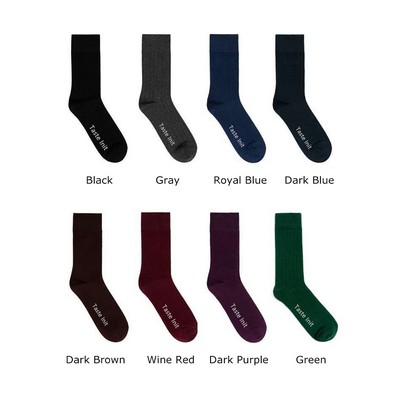 Men Casual Cotton Socks Mid-calf Length Socks For Adult Stretch Crew Socks Thick Warm Sock