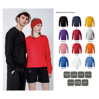 Unisex Stock Crew Neck Sweatshirt - 280 GSM