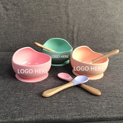 Silicone Baby Bowl and Spoon Set