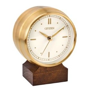 Citizen® Gold-Tone Bluetooth® Speaker Desk Clock