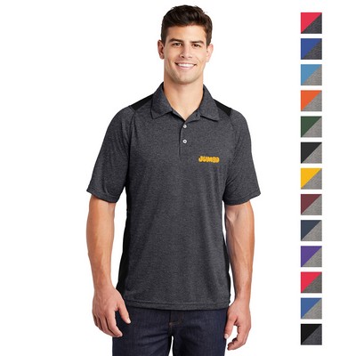 Sport-Tek® Heather Colorblock Contender™ Polo