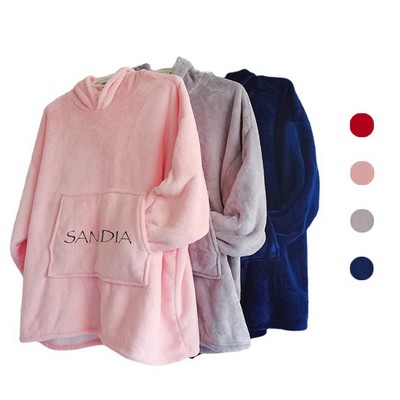 Sweatshirt Huggle Blanket Hoodie