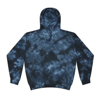 Tie Dye Crystal Wash Pullover Fleece Hoodie - Unisex