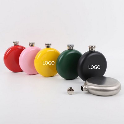 5 Oz. Outdoor Portable Silkscreen Flasks flagon