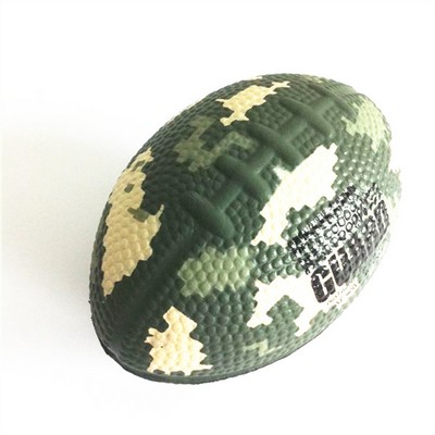 Camo Football Shaped Stress Reliever