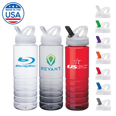 Made in the USA Newport 26 oz. Flip Spout Water Bottle