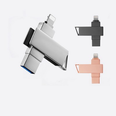 Rotatable Metal Shell USB 3.0 Flash Drive