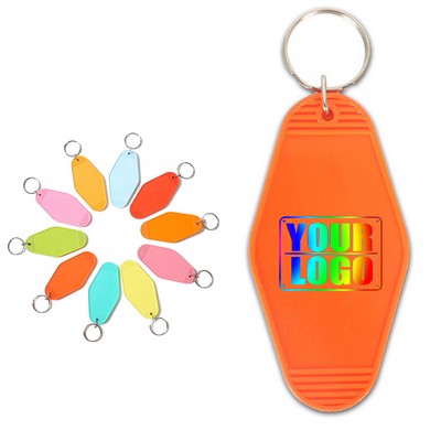 Retro Hotel Key Tag & Motel Key Chain