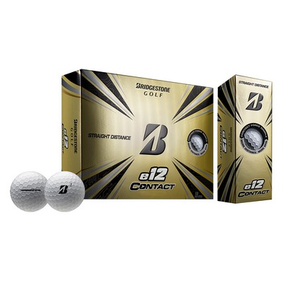 Bridgestone® White E12 Contact Golf Balls (Dozen)