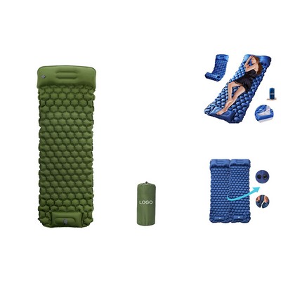 Sleeping Pad with Built-in Foot Pump