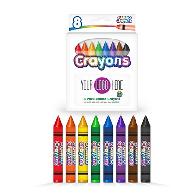 Liqui-Mark® 8pk Jumbo Crayons - with FCD