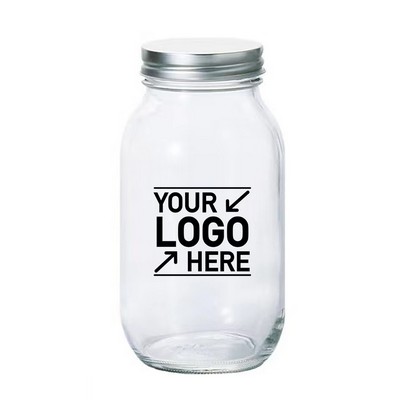 30oz Mason Jar with Lid