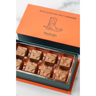 Texas-Made Caramels 8PC Assortment Box