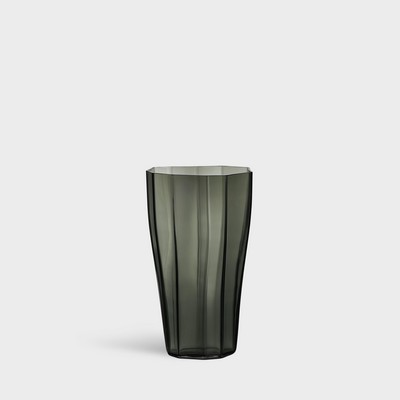 Reed Vase Moss Green Medium