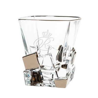 Westgate Platina Crystal Rocks Glass (11 oz.)