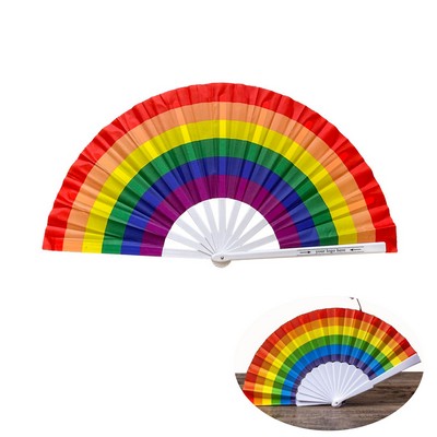 Large Rainbow Fan