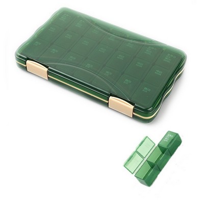 21 Grid Detachable Weekly Medicine Pill Box