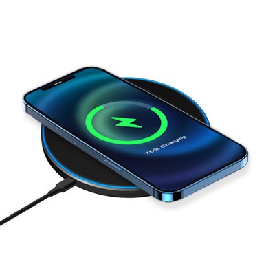 Full Color Light-up Logo Wireless Charger 15W