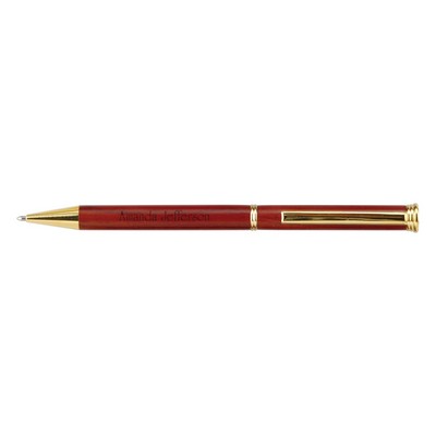 Rosewood Deluxe-Ball Point Pen, Award Trophy,