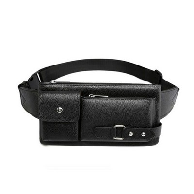 Men's Leather Waist Bag