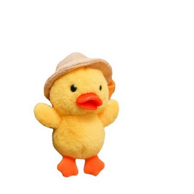 Small Plush Duck Keychain