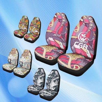 Full Color Sublimated Goth Car Seat Covers