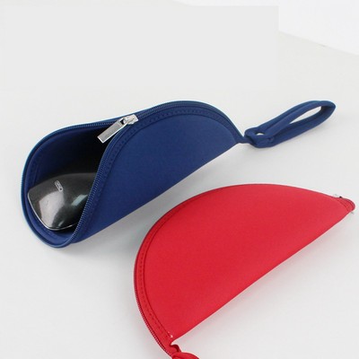 Portable Mousepad Zipper Pouch Mouse Storage Bag