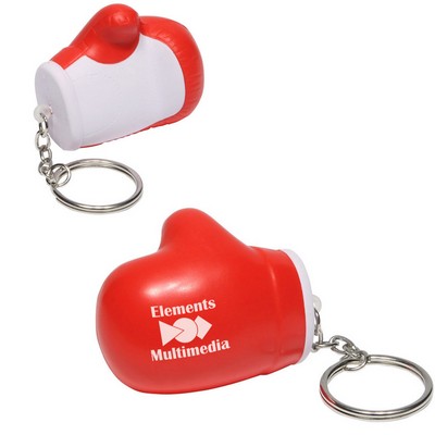 Boxing Glove Stress Ball Key Chain