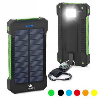 20000Mah Solar Power Bank Banks With Flashlight