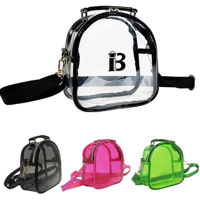 Laser Clear PVC Women's Crossbody Bag