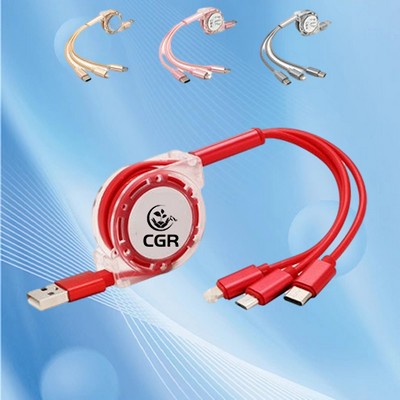 3-in-1 Extendable Multifunction Charging Cable